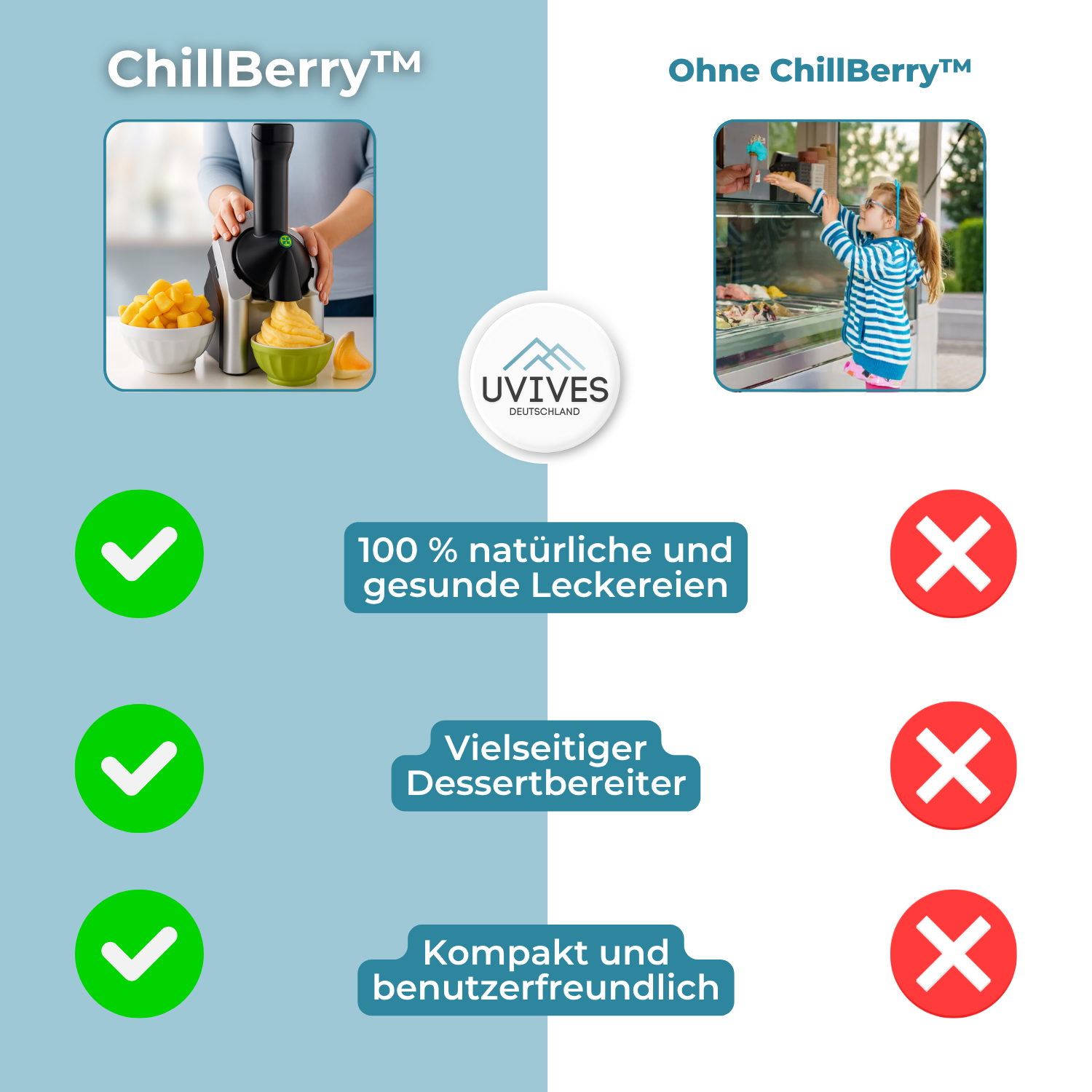 ChillBerry – The Fruit Ice Cream Maker for Healthy, Dairy-Free Treats