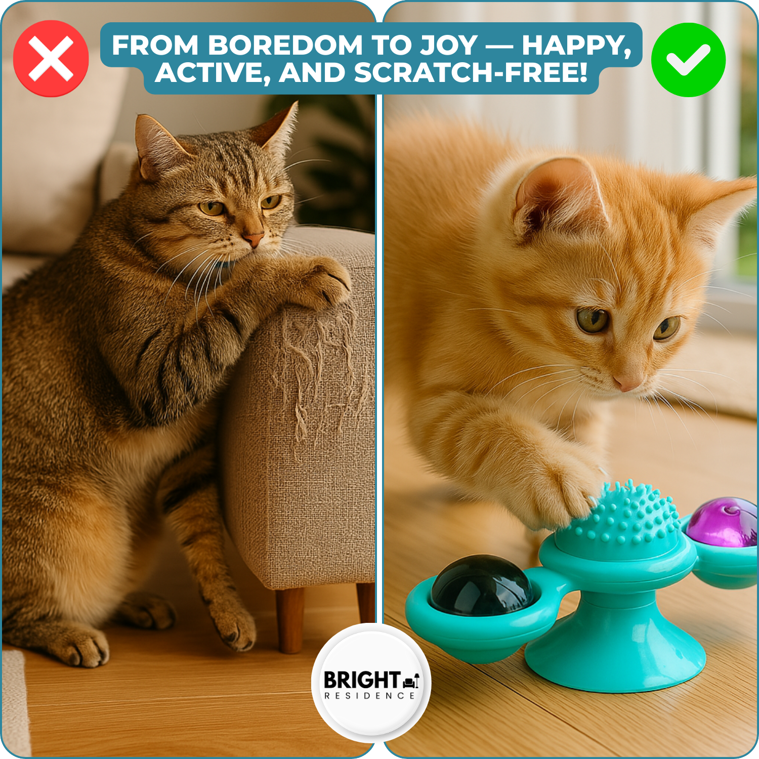 SpinPaw™ - Endless fun & exercise for your cat!