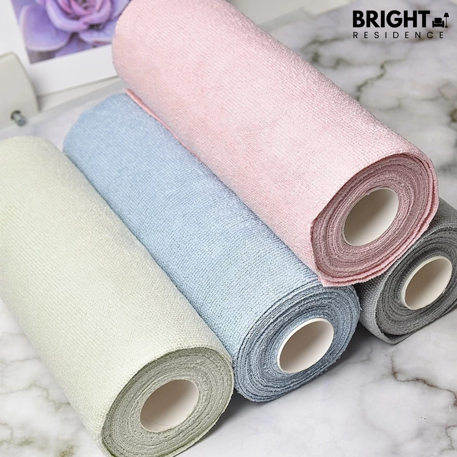 EcoWipe Roll – Eco-Friendly, Reusable Microfiber Cleaning Cloths for Every Home