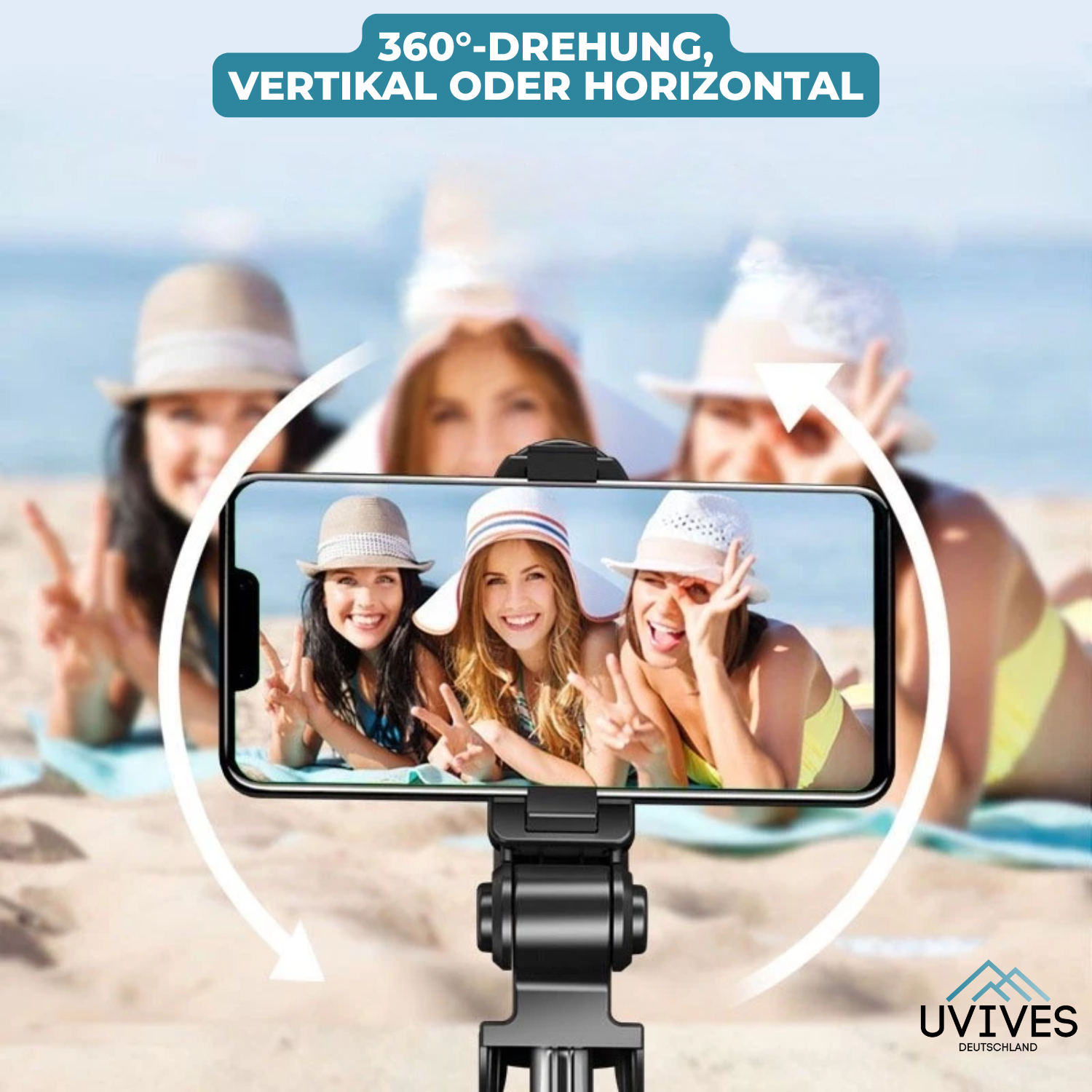 SnapPro – 6-in-1 Bluetooth Selfie Stick for Stunning Photos and Videos