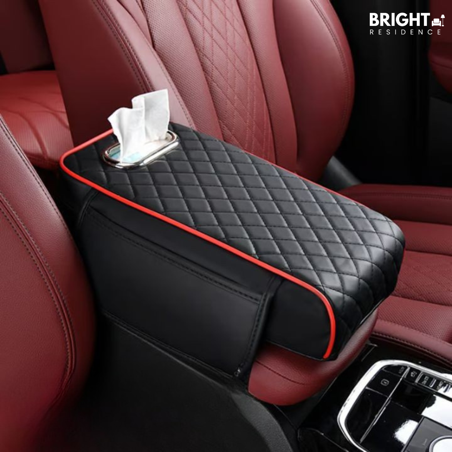 ArmNest™ - Car armrest box with tissue holder