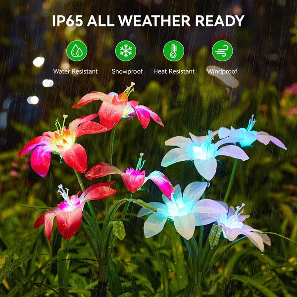 SolarBlossom - Magical garden light with flower design