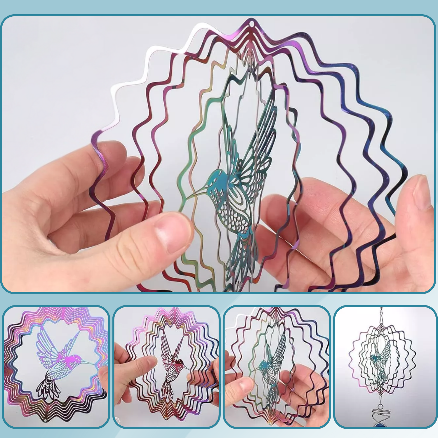 HummingSpin – Transform Your Garden with Mesmerizing Wind Chimes!