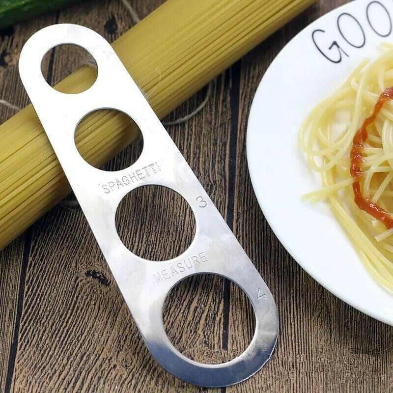 NoodleRing - 4-hole stainless steel pasta measurer