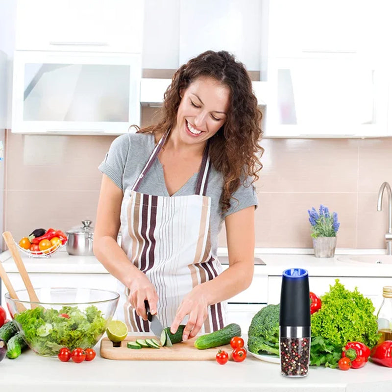 FlavorMagic - Automatic electric gravity induction salt and pepper mill