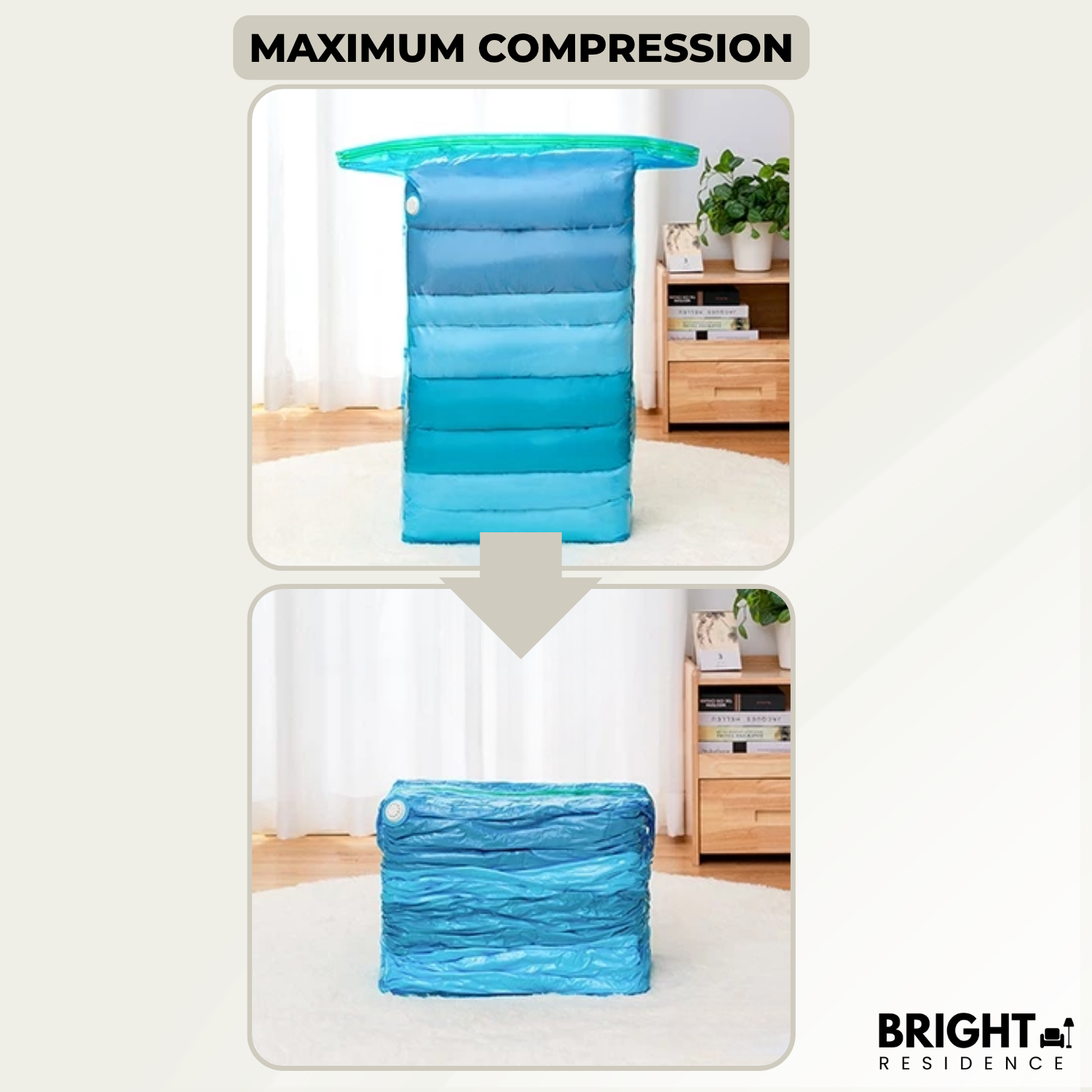 AirCompact - compact storage with electric pump and bags