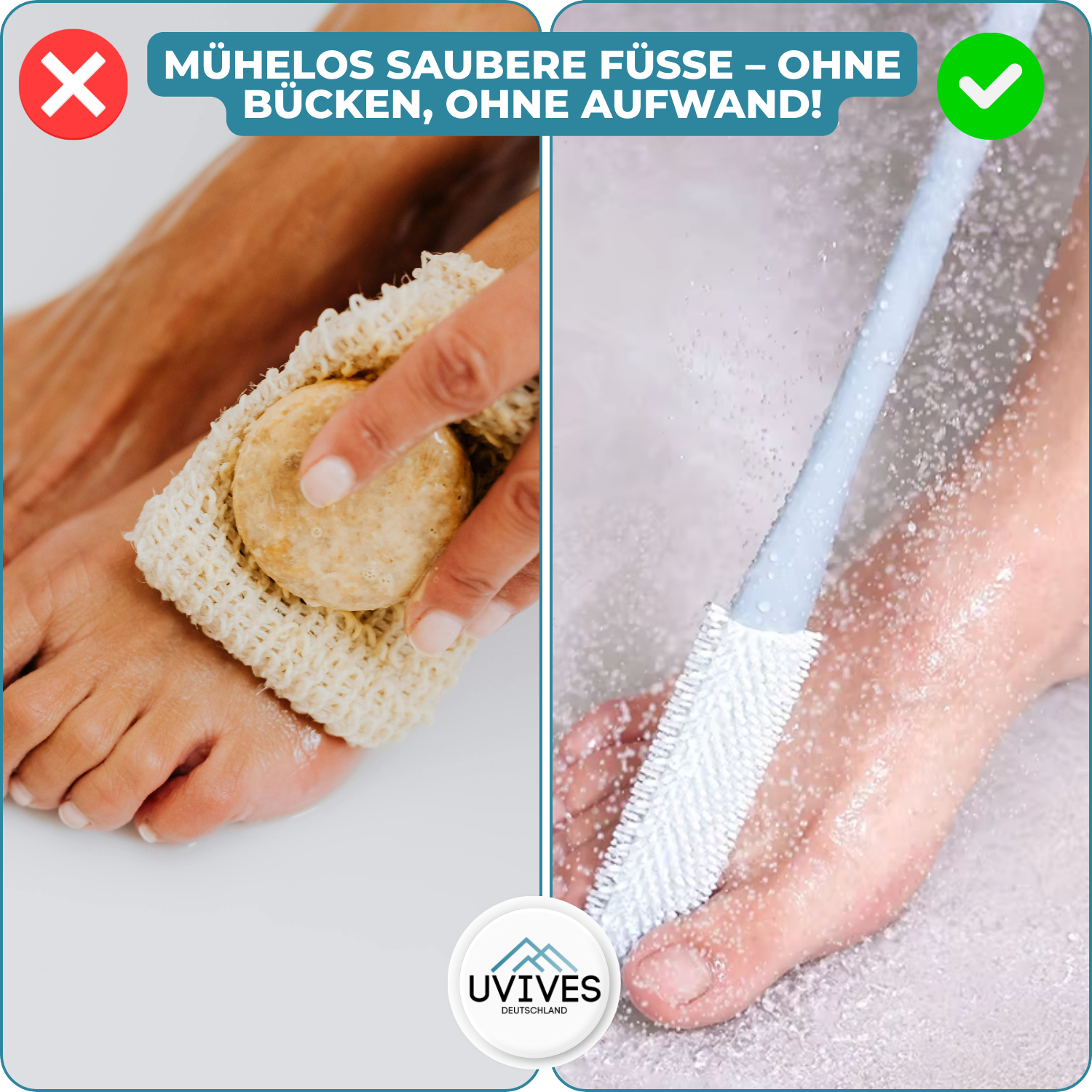 ToeClean - Gentle & effective cleaning between the toes