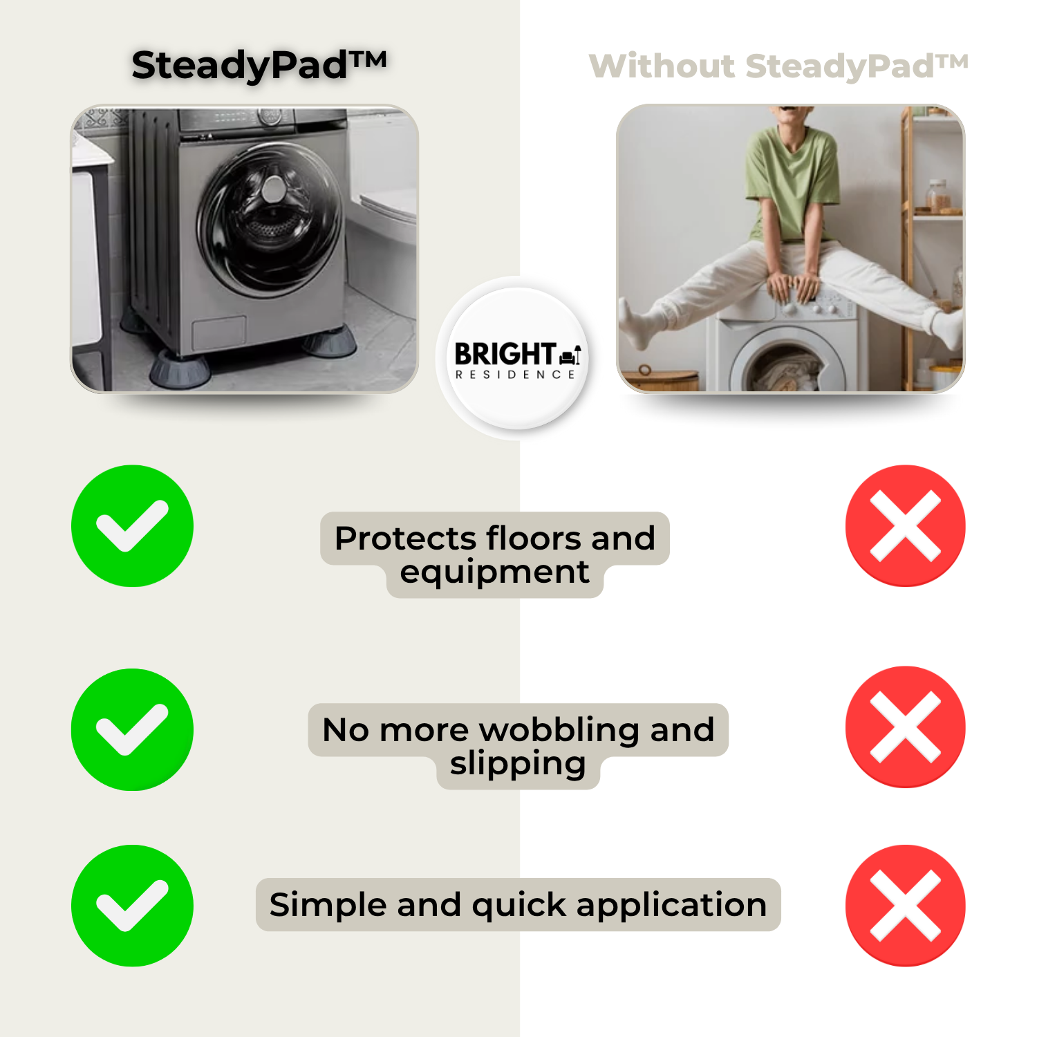 2+2 FREE | SteadyPad™ - anti-vibration pads