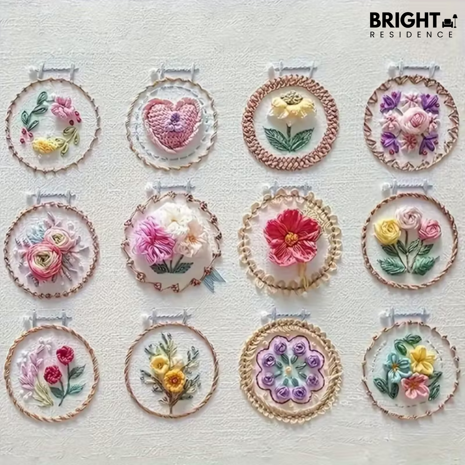 StitchBloom – Flower Embroidery for Relaxation & Beautification!