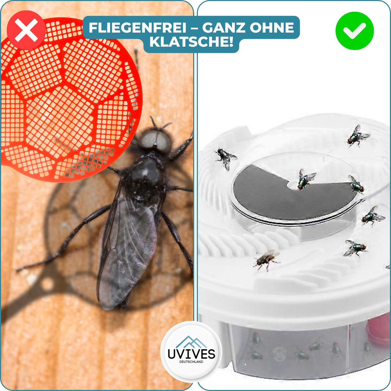 FlyFree - Quiet & chemical-free against flies