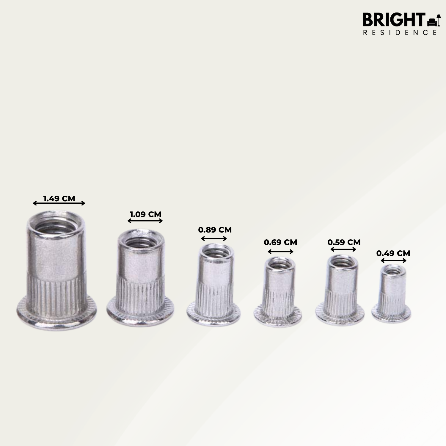 RivetGrip™ - Flat head threaded nut rivet nut set – Bright Residence