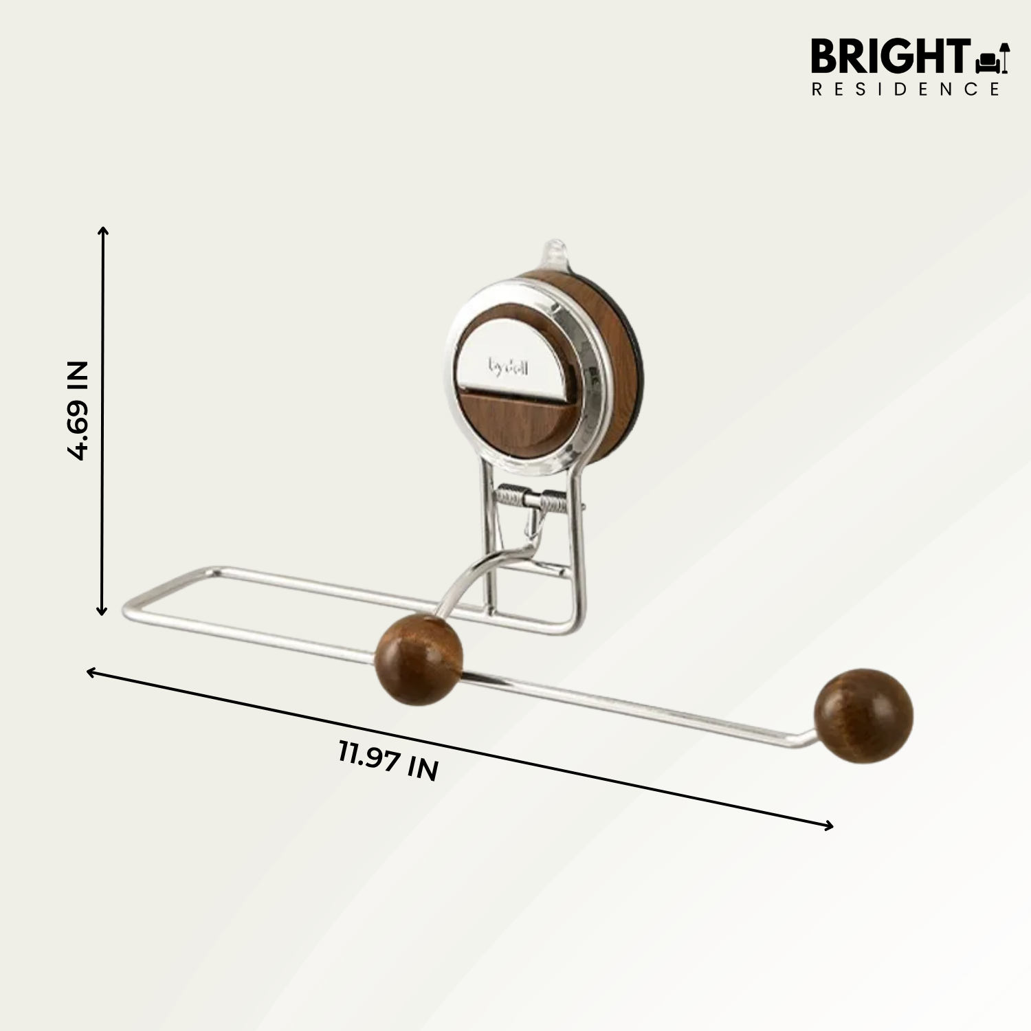 PaperRoll – No-Drill Paper Towel Holder, with Style!