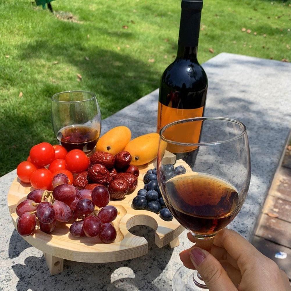 SnackTable – Your Foldable All-in-One Table for Perfect Picnics!!