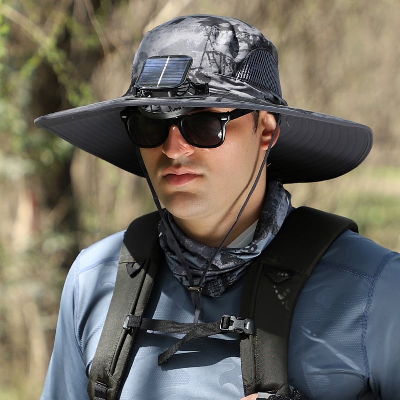 AirShade – Solar-Powered Cooling Hat for Outdoor Comfort