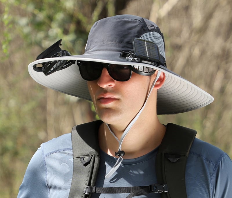AirShade – Solar-Powered Cooling Hat for Outdoor Comfort