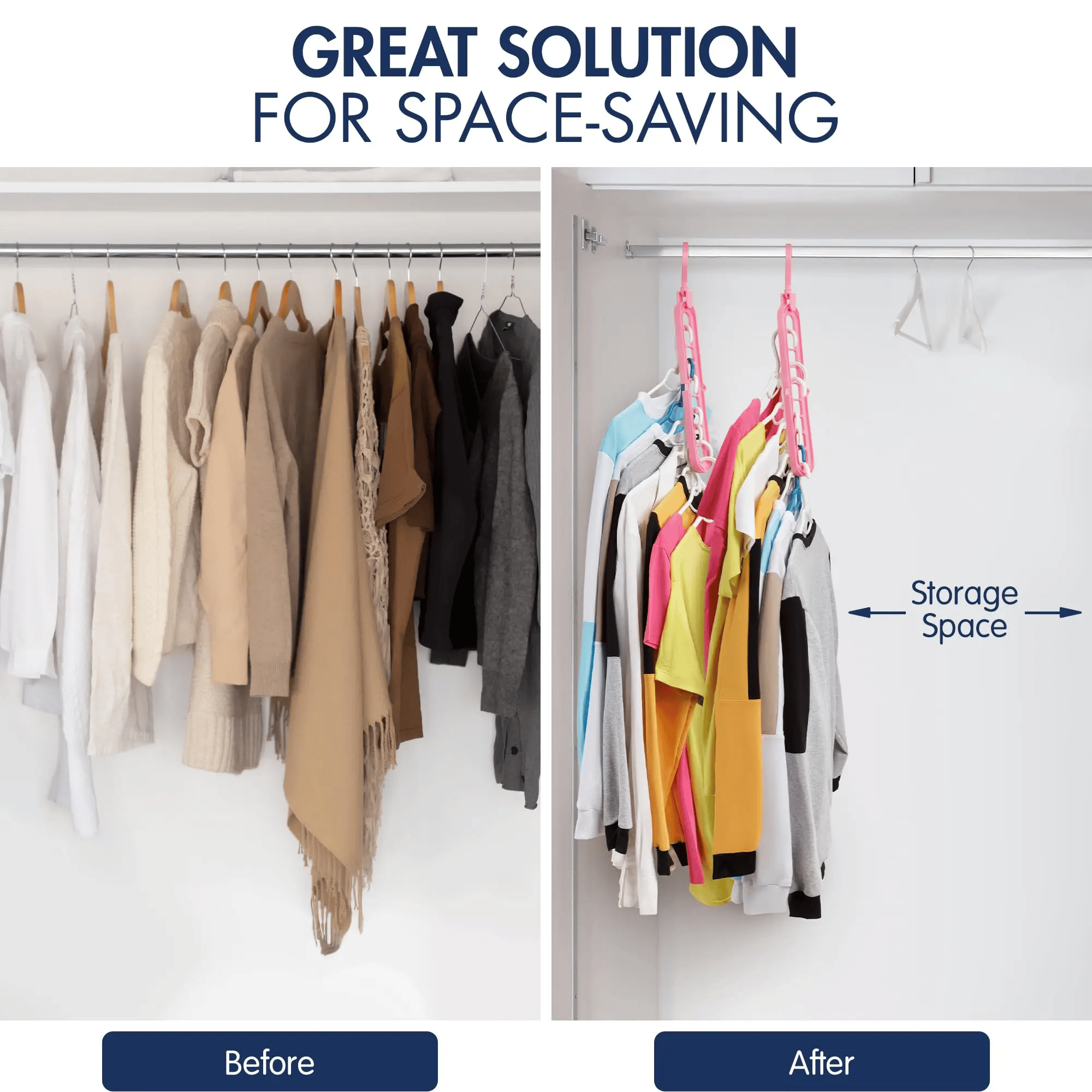 5+5 FREE | ClothFlex - Saves space & protects your clothes!