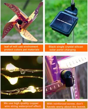 1+1 FREE | SpinGlow - Play of colors & movement for your garden at night