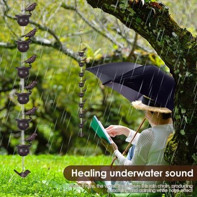 RainCharm – Elegant Rain Chain for Relaxing Garden Moments
