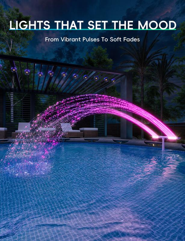 SunSpray – Transform Your Pool into a Glowing Water Show