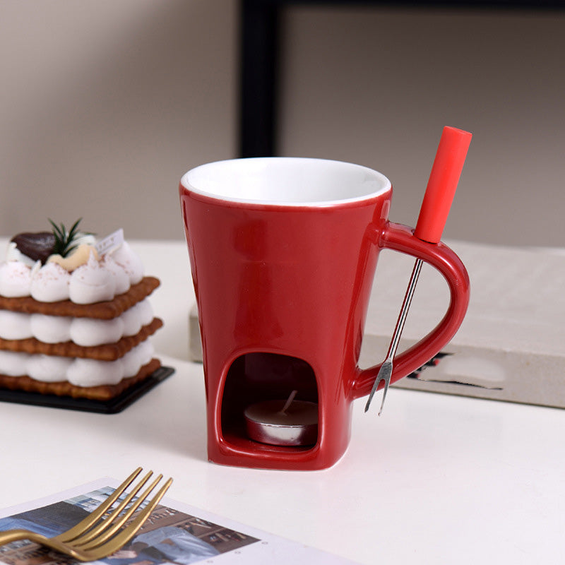 ChocoLuxe – Ceramic Fondue Cup for Chocolate & Cheese