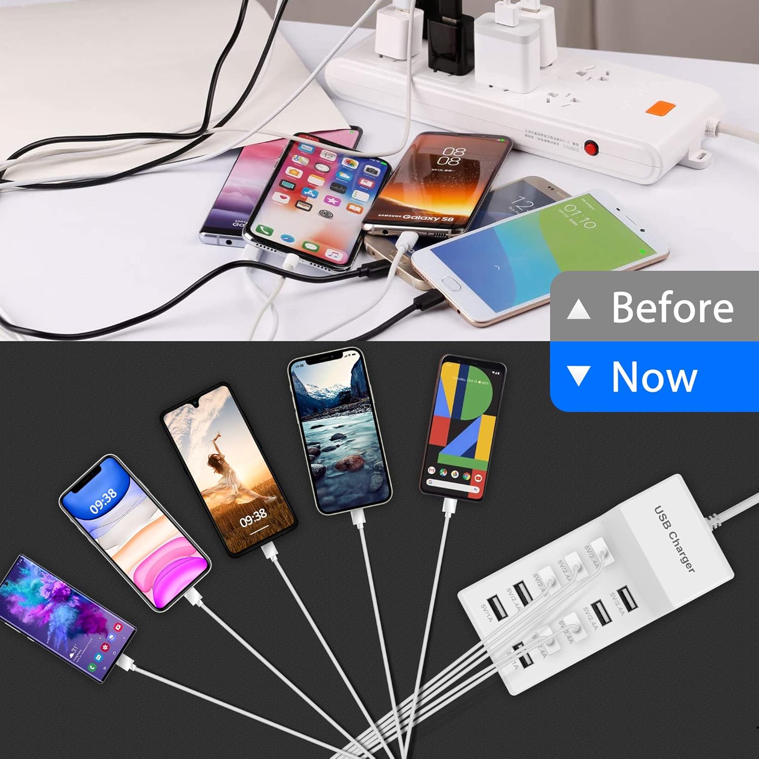 SmartVolt – The smart 10-port USB charger for all your devices