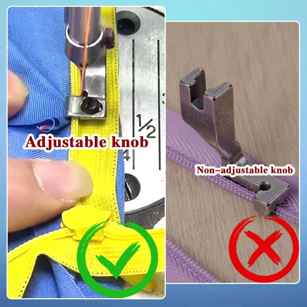 1+1 FREE | ZipFlex - Adjustable zipper foot sewing machine