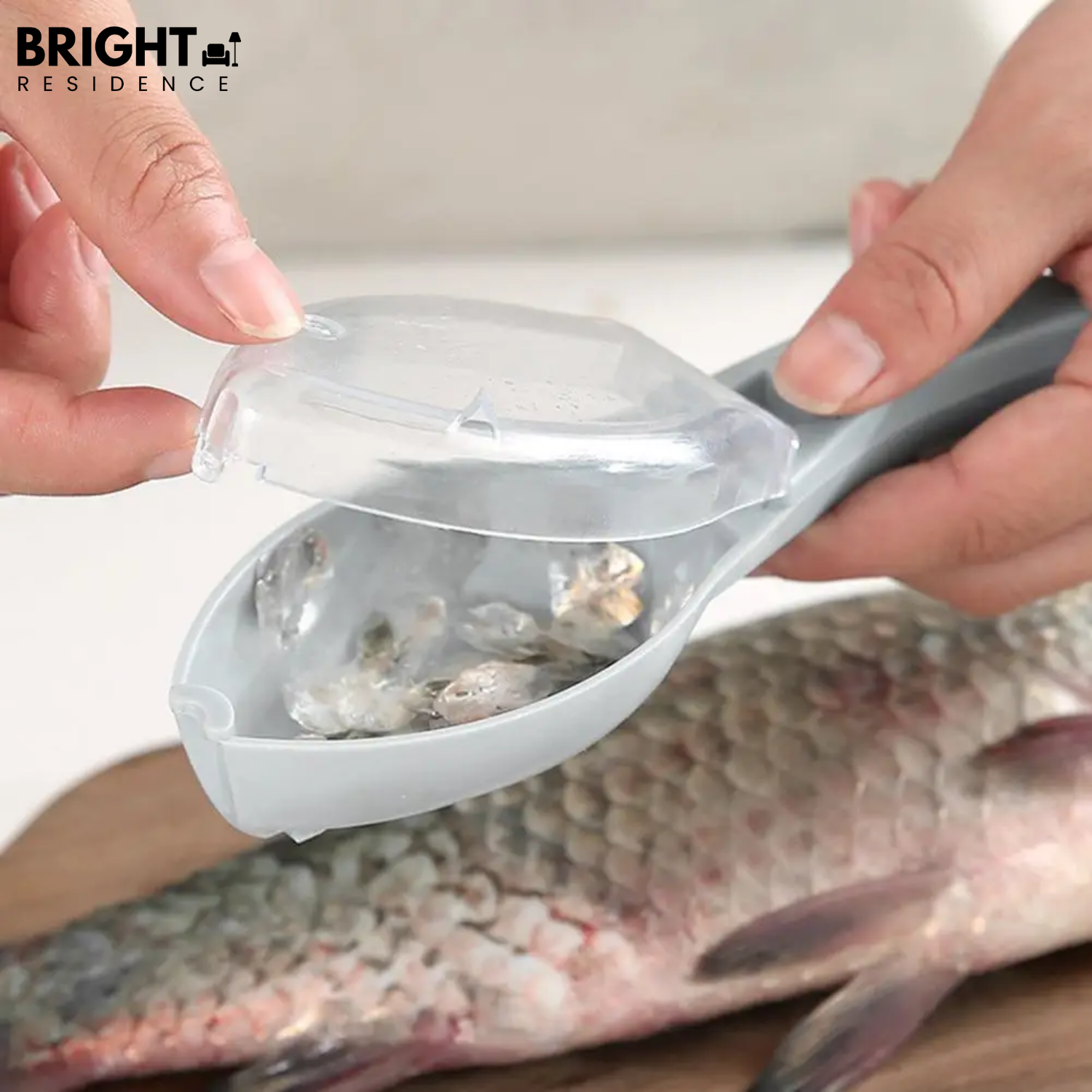 1+1 FREE | ScaleCatch Clean – Effortless Fish Scales, No Mess!