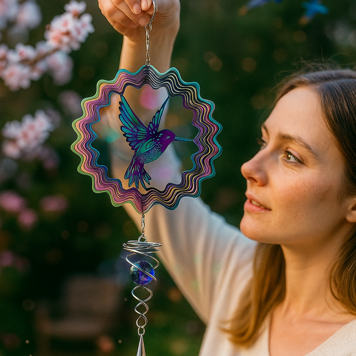 HummingSpin – Transform Your Garden with Mesmerizing Wind Chimes!