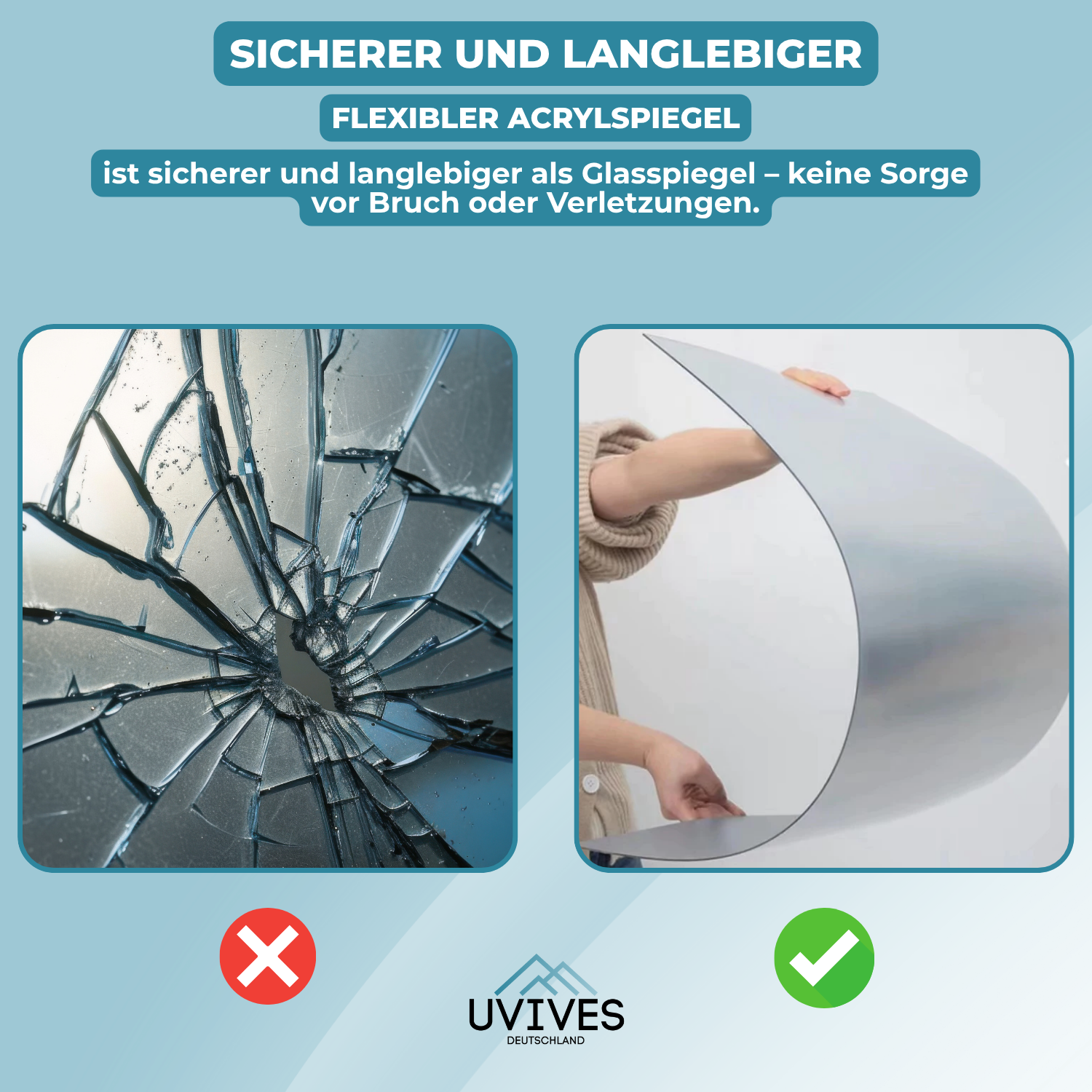 SafeReflect – The Flexible, Shatter-Proof Mirror Film for Any Space