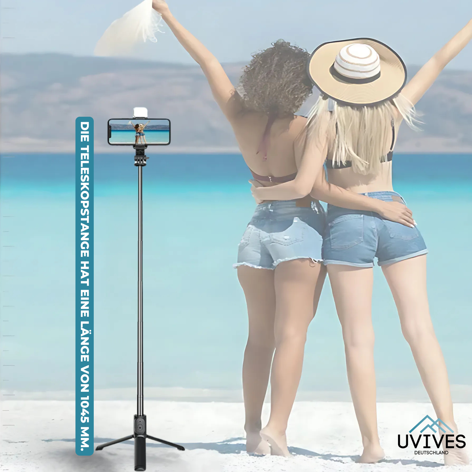 SnapPro – 6-in-1 Bluetooth Selfie Stick for Stunning Photos and Videos
