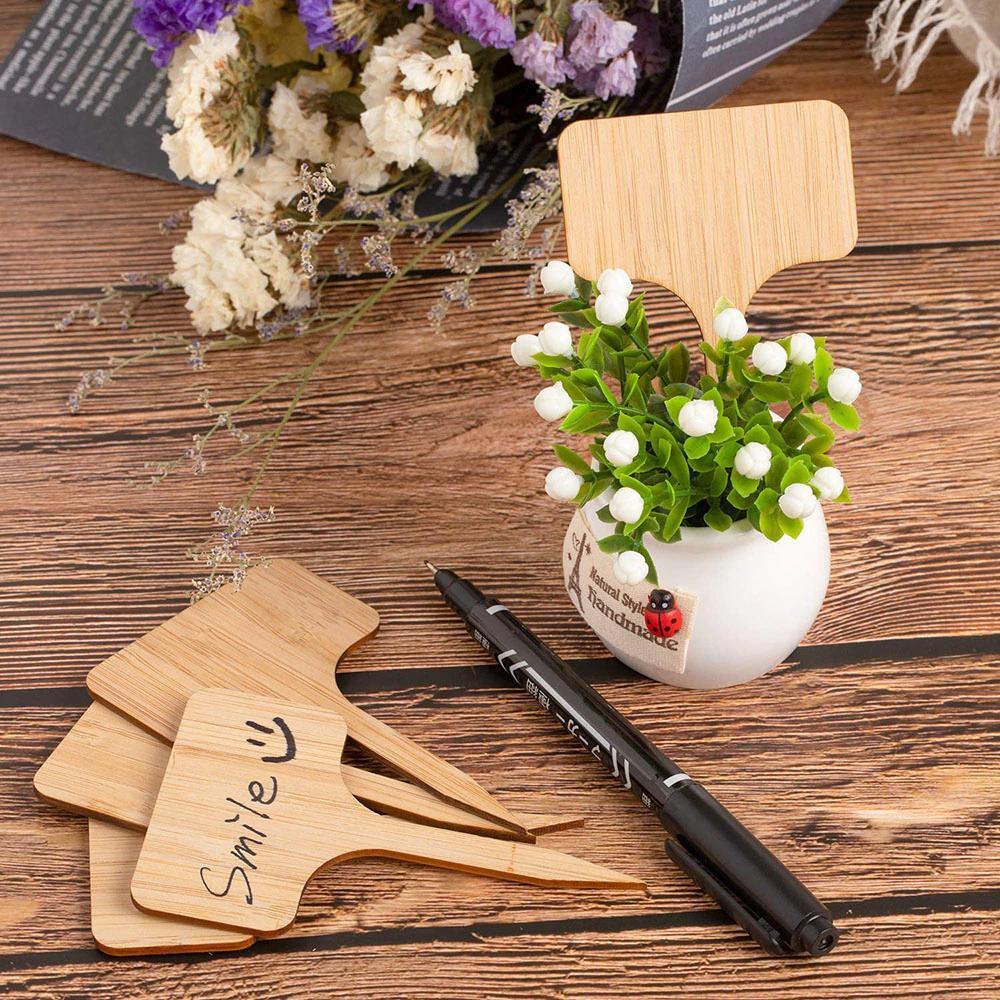 PlantSign - Bamboo plant signs for garden & decoration