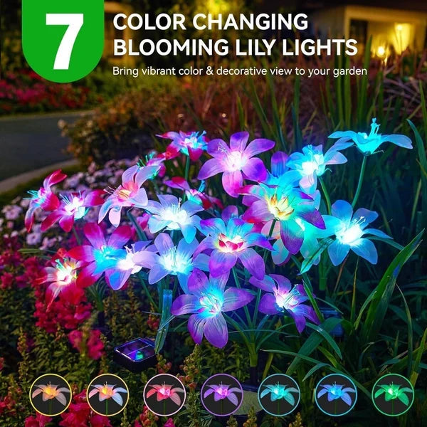 SolarBlossom - Magical garden light with flower design