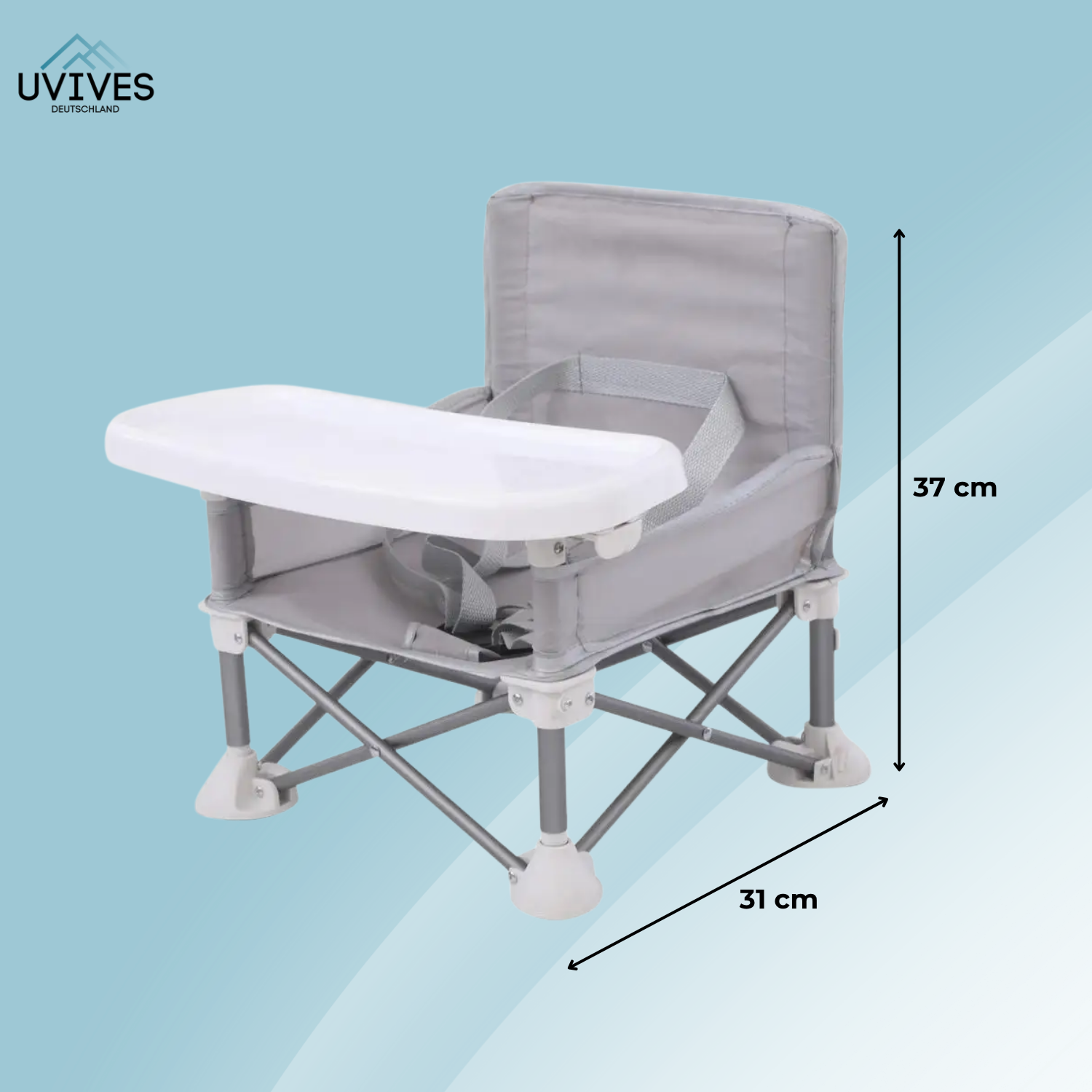 HuggleSeat – The Perfect Portable High Chair for Busy Families