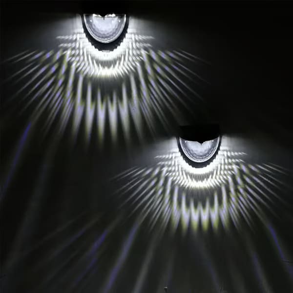 1+1 FREE | HaloCryst - LED semi-circular step light wall light fence light