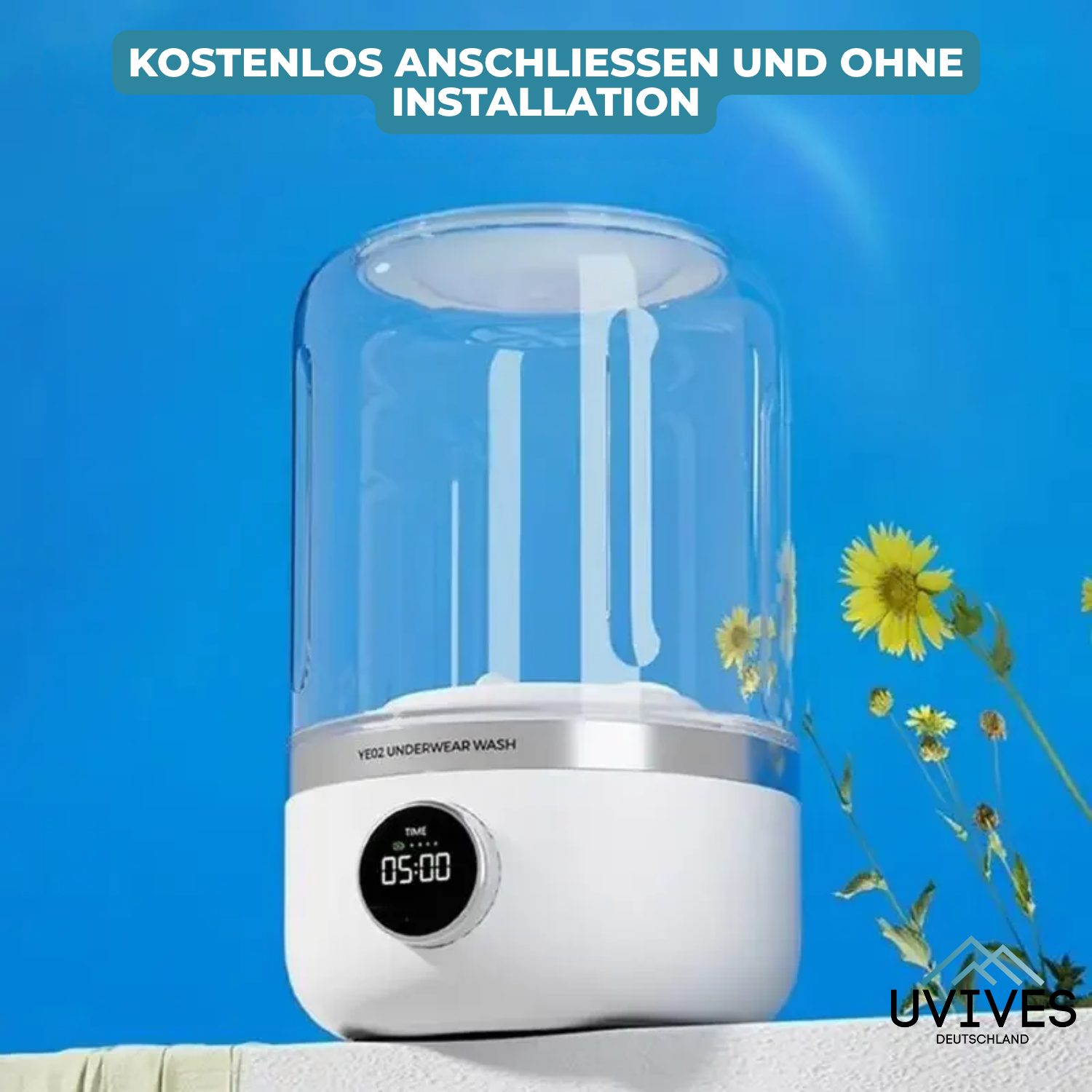 WashPod Go – The Ultimate Portable Washer for Small Loads