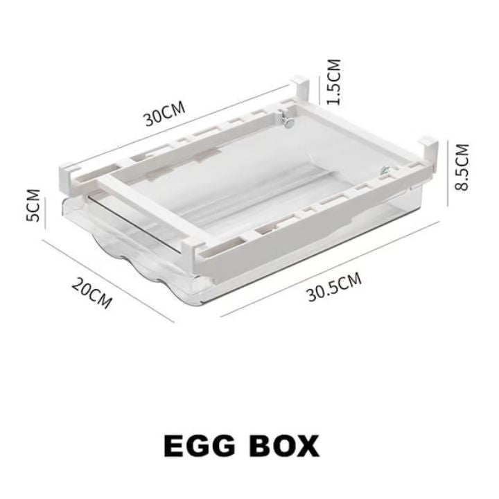 CoolSpace - Space-saving refrigerator drawer organizer