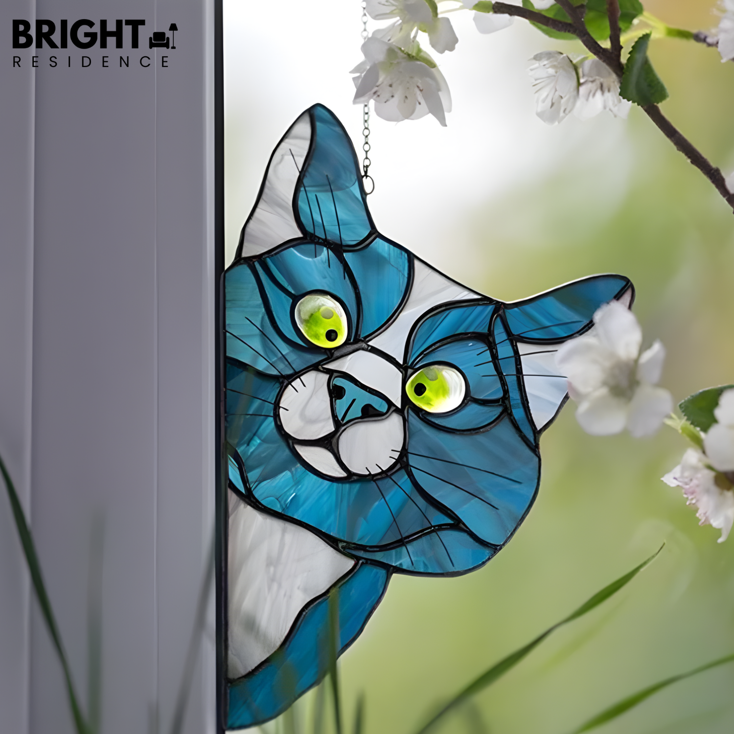 CatPeek – Handmade Cat Suncatcher for the Window
