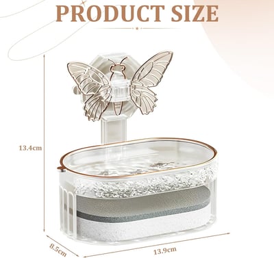ButterFloat - Stylish butterfly soap dish for bathroom & kitchen