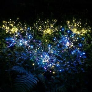GlowBurst - solar fireworks for your garden - completely without electricity