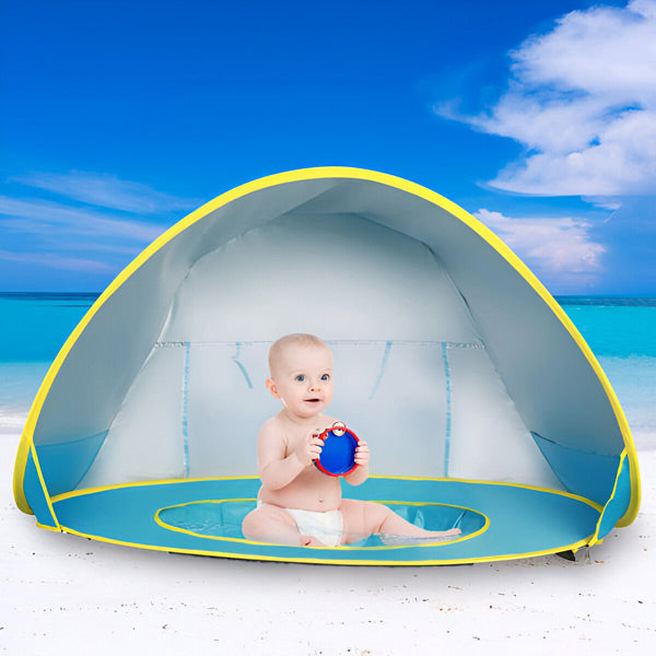 SunNest – 2-in-1 Baby Tent and Pool for Fun and Protection