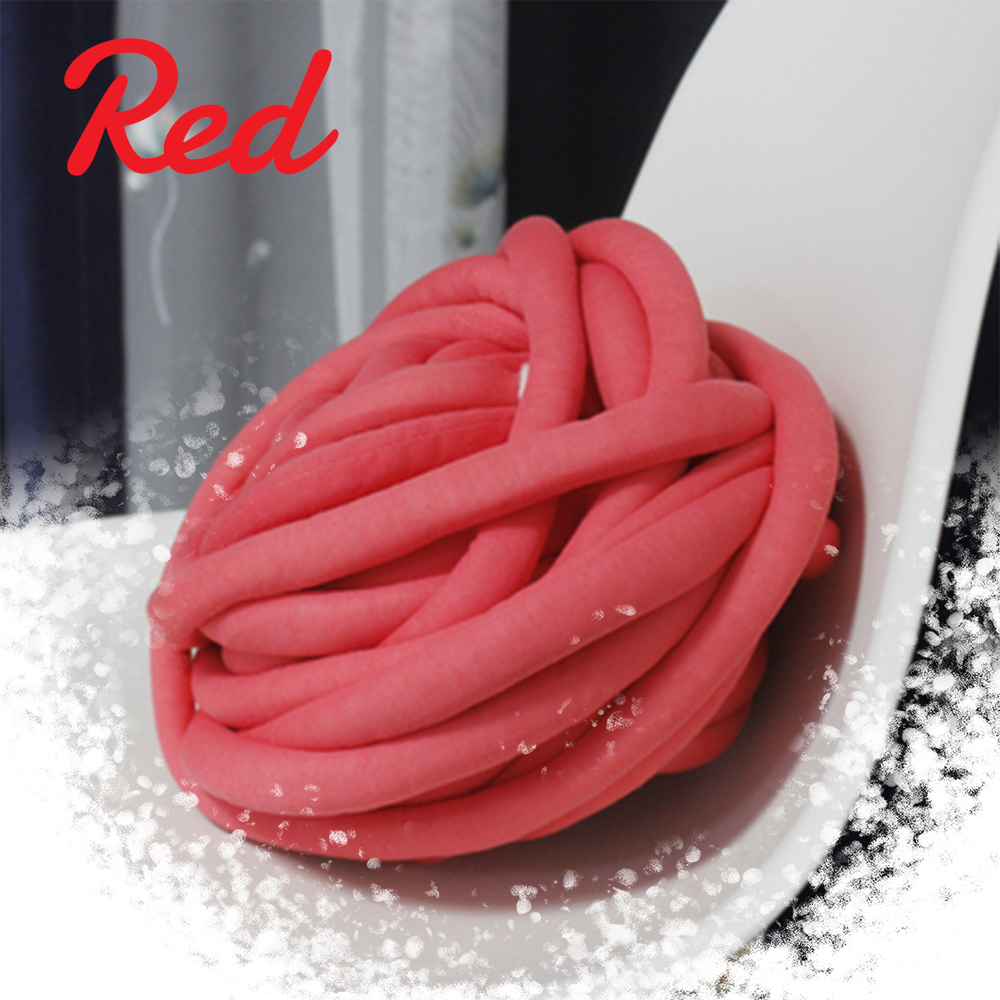 PlushLoops™ - DIY chunky hand knitting tube yarn