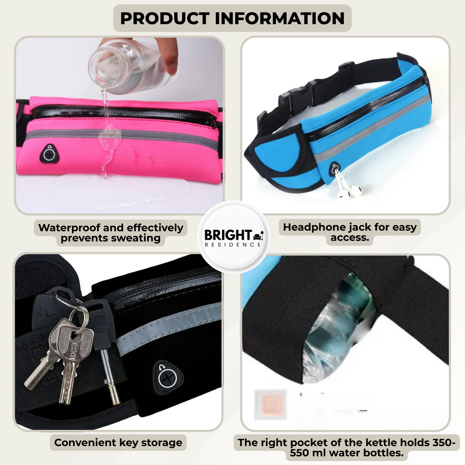 1+1 FREE | RunMate - The perfect belt bag for sports, travel & everyday life