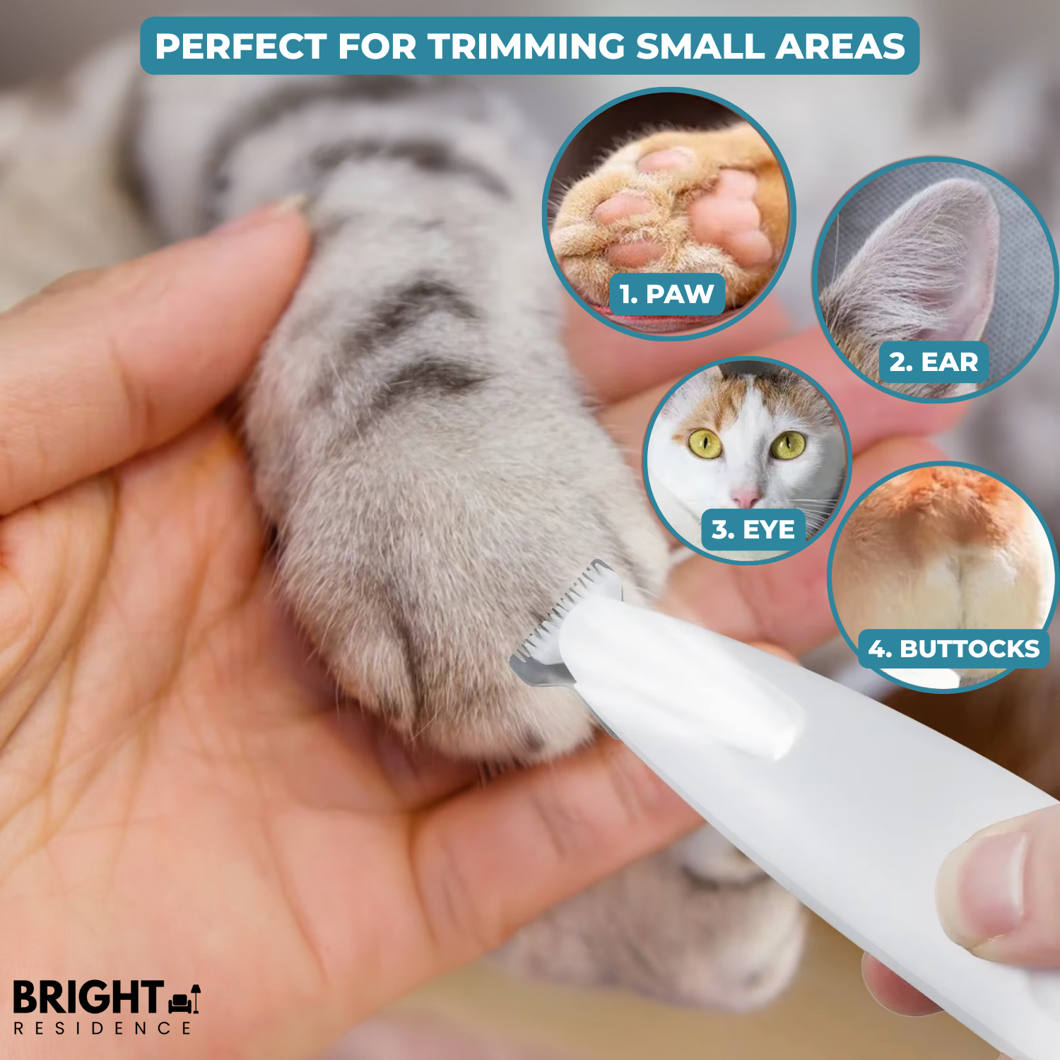 ShinePaws™ - LED hair clipper for pets