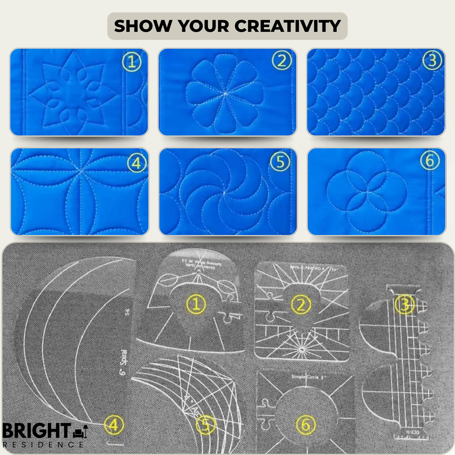 PatchBloom™ - DIY kit for patchworkers