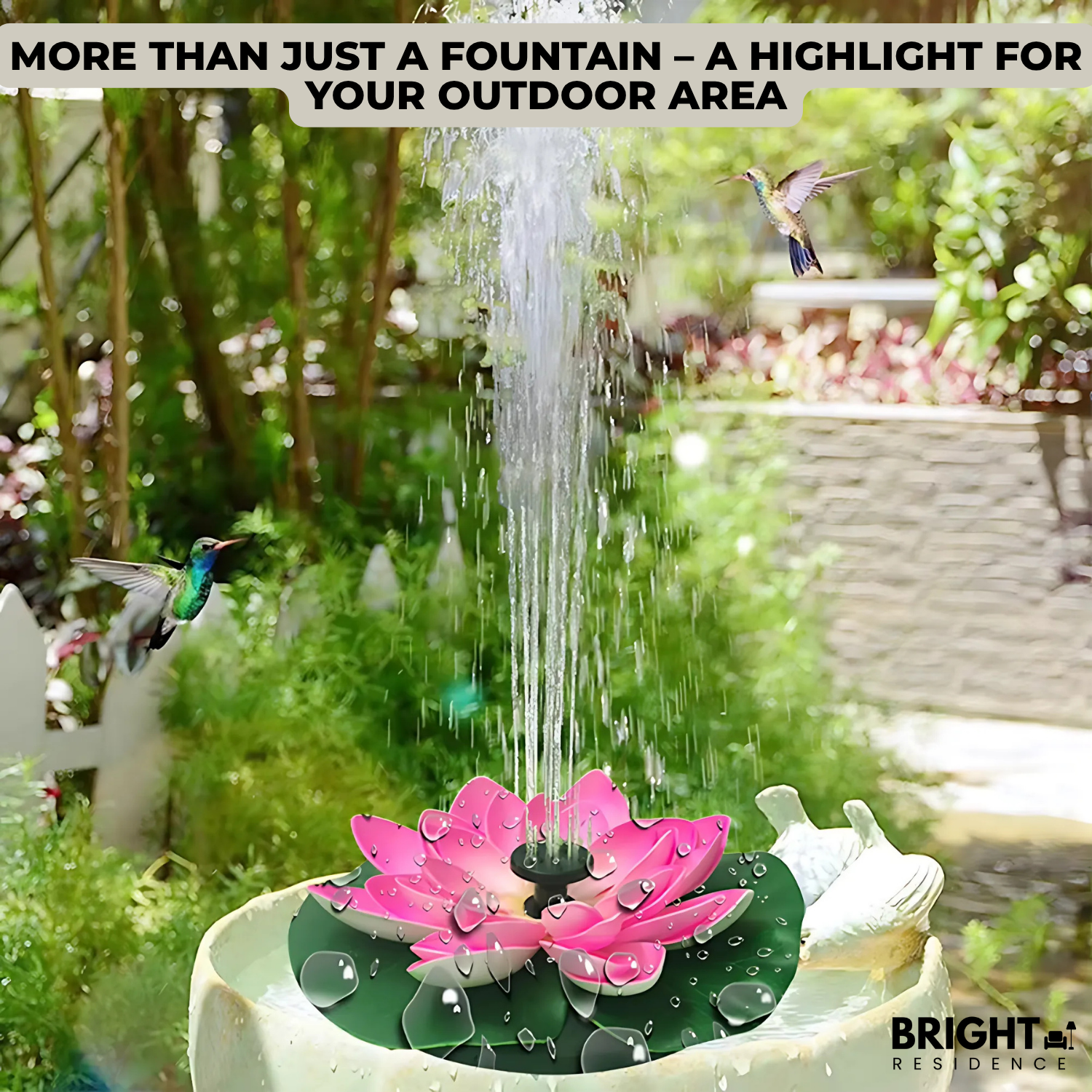 SunFlow™ - Magical solar fountain for your garden