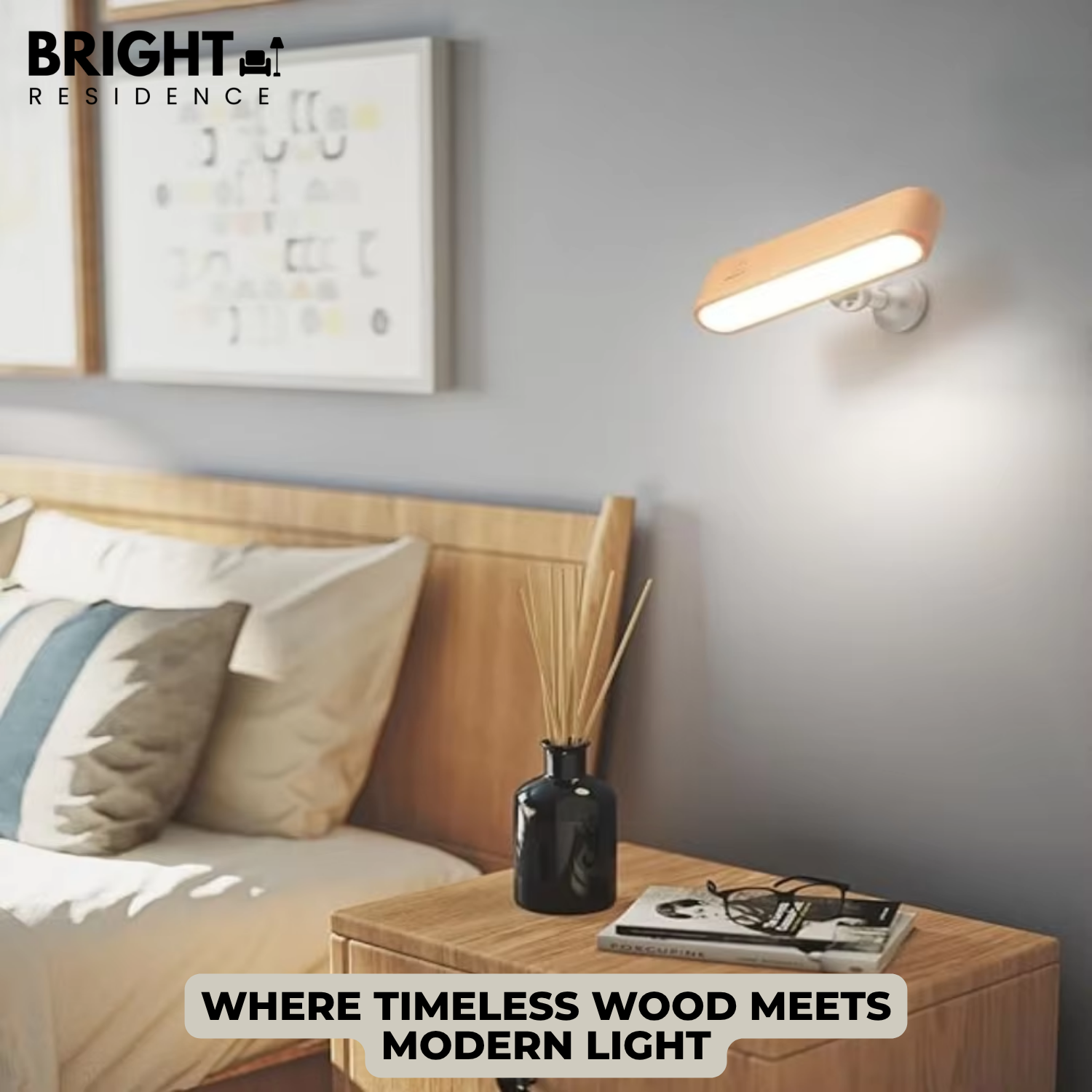 LumaWood - 360° lighting comfort without cable clutter