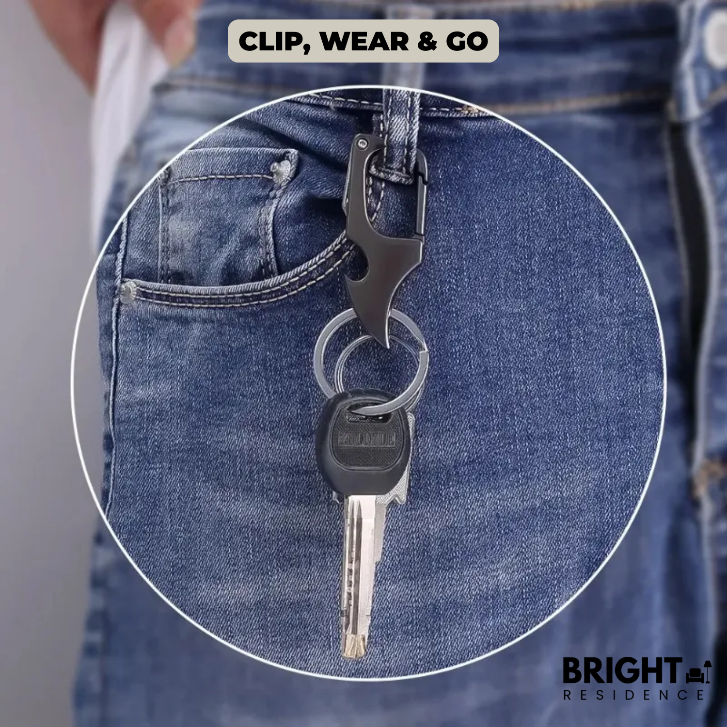 2+1 FREE | KeyBlade – The Ultimate Keychain Tool for Everyday Adventures
