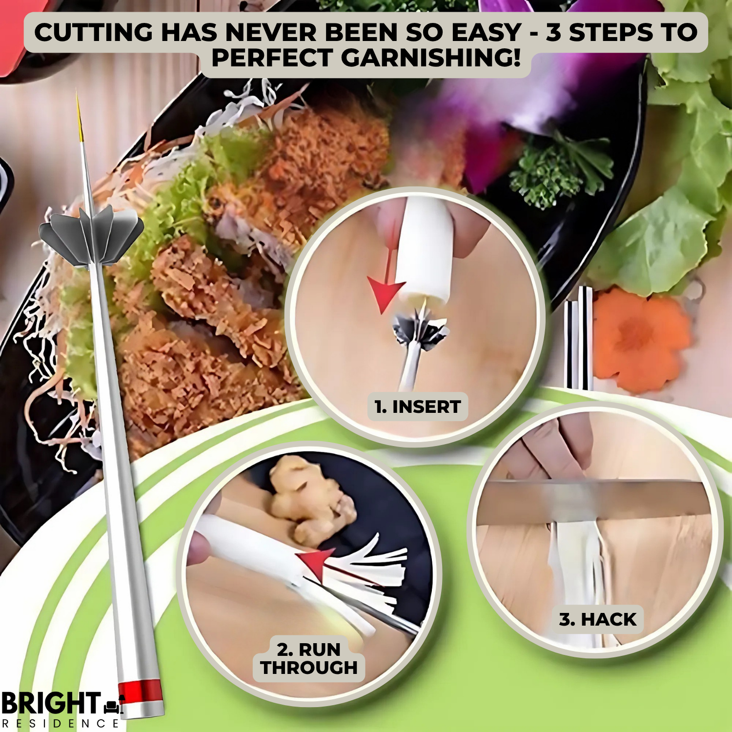 BloomBlade™ - Zinc alloy plum blossom onion slicer