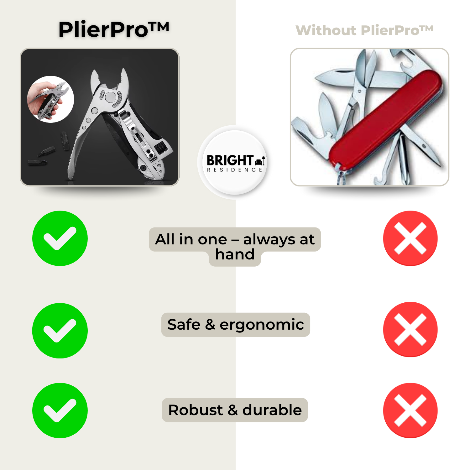 PlierPro™ - The 12-in-1 multitool for every task