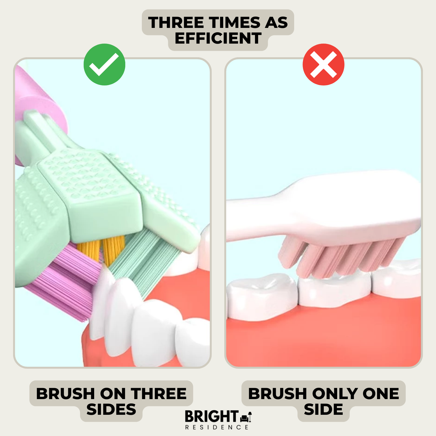 BrushHalo – Triple-Sided Power for a Healthier Smile
